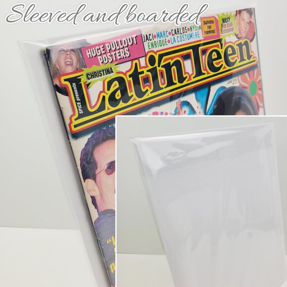 Latin Teen Magazine VTG 2000 Aguilera Iglesias Ricky Martin Shakira w/ Posters - Picture 3 of 10